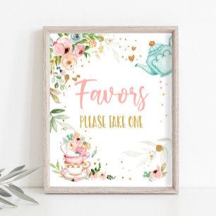 Thee Partij Zoete Baby Brouwt Baby Shower Poster