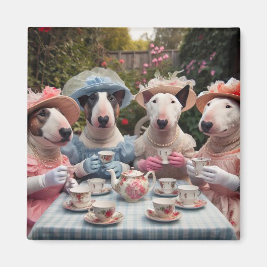 Thee Party met de meisjes Magneet (Voorkant)