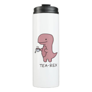 Thee-Rex, Schattige Dinosaurus, Grappige T-Rex Thermosbeker
