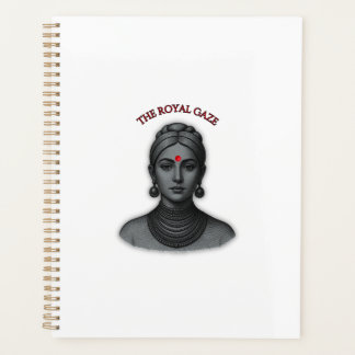 Thee Royal Gaze - Indian Queen Line Art