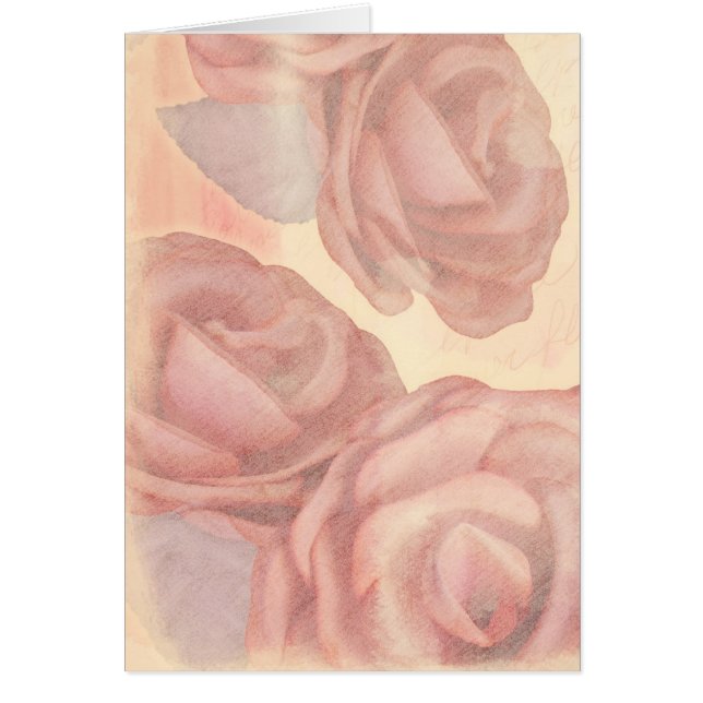 Thee-rozen, kaart (Voorkant)