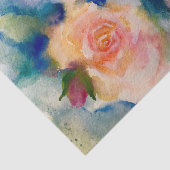 Thee Rozen Shabby chique aquarel rozen Tissuepapier (Detail)