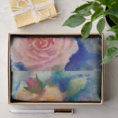Thee Rozen Shabby chique aquarel rozen Tissuepapier (Geschenk)