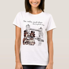 Thee, rust en klasse - de Engelse manier T-shirt