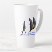 Thee Schattigee Longfin Batfish Latte Mok (Rechterhoek)