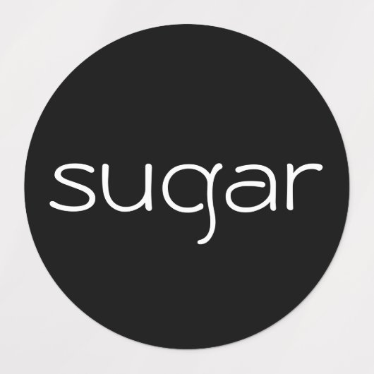 Thee, suiker en koffie labels (Design 2)