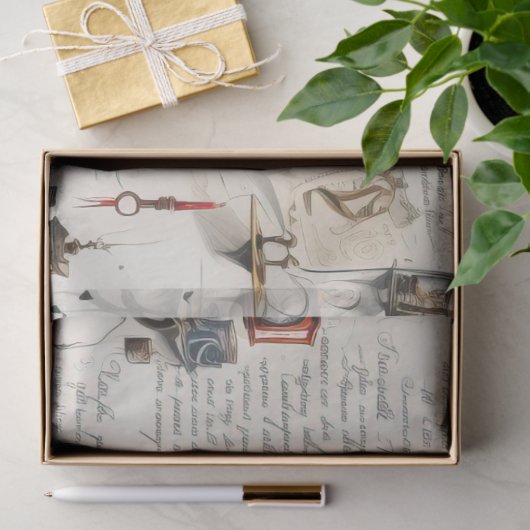 Thee Tijd Weefseldocument Tissuepapier (Geschenk)