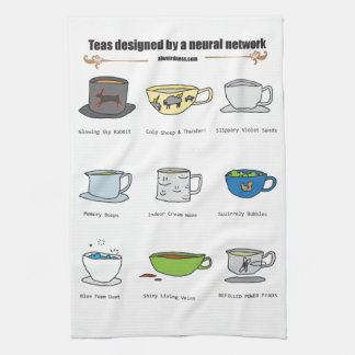 Thee van AI Weirdness - Kitchen Towel Theedoek