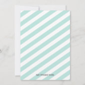 Thee Verjaardagsfeest Uitnodiging (Achterkant)