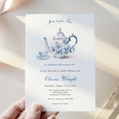 Thee voor de moeder om Baby shower Tea Party Kaart