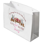 thee voor twee aangepaste cadeautas - groot, glanz (Achterkant Gekanteld)