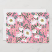 Thee voor Twee Bloemen Tea Party Foto 2e Verjaarda Kaart (Achterkant)