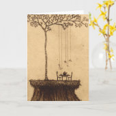 Thee voor twee kaart (Gele Bloem)