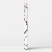 theebeker, gebak, croissant, , hand Case-Mate iPhone case (Achterkant / Links)