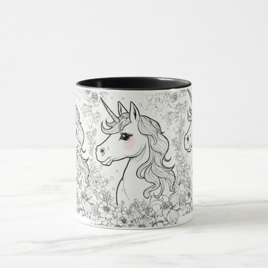 Theebeker met eenhoornontwerp mok (Midden)