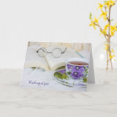 theebeker op bont denken aan jou kaart (Gele Bloem)