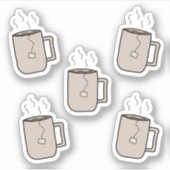 Theebekers - Stationery Sticker Sheet (Voorkant)