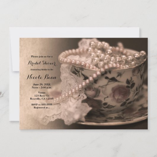  theebekertje en oorsbarbeel kaart (Voorkant)