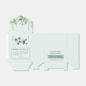 Theeboom & Eucalyptus Handgemaakte zeep Favor Box Bedankdoosjes (Uitgevouwen)