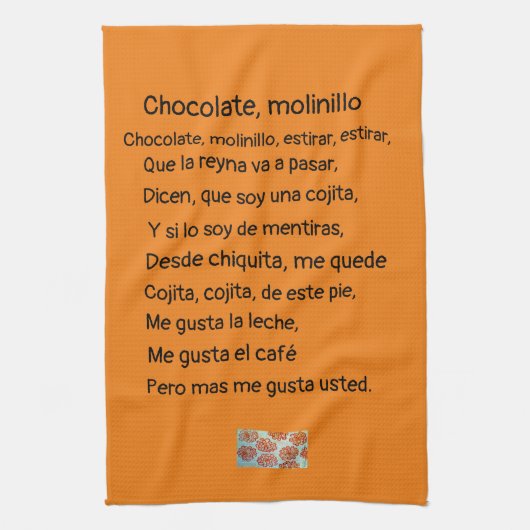 theedoek goudsbloemen (Verticaal)