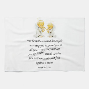 Theedoek Jezus Psalm 91:11-12