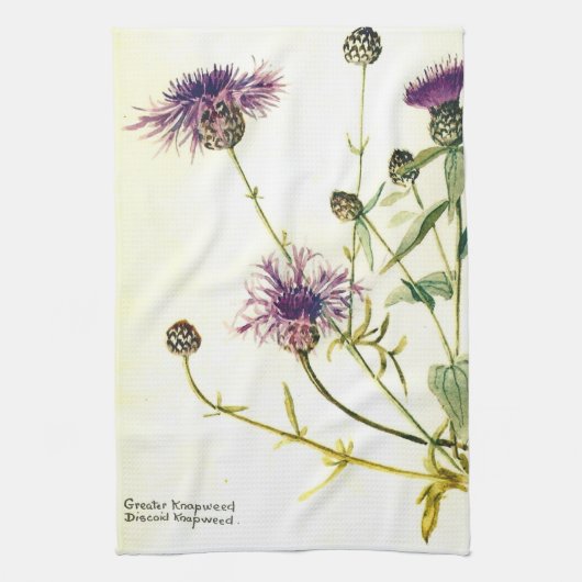 Theedoek met 'Nature Notes' van Edith Holden (Verticaal)