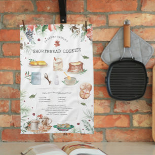 Theedoeken met familierecept voor Shortbread