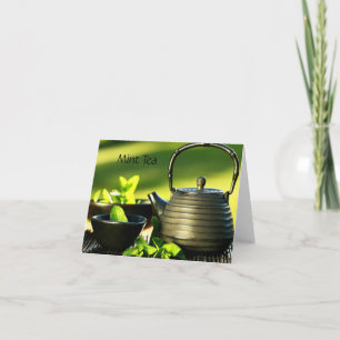 Theedrinker Note Kaart