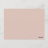 Theehuis Lavendel Latte Kunst Design Briefkaart (Achterkant)