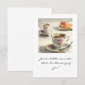 theekaart (Voorkant / Achterkant)