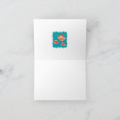 Theekaart met bedankje voor theepot bedankkaart (Binnen)