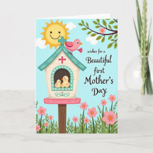 Theekaart met Teal Scrollwork Huis Kaart