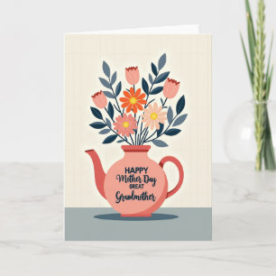 Theekanne Boeket Moeders Kaart