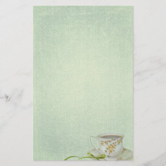  theekopje briefpapier (Voorkant)