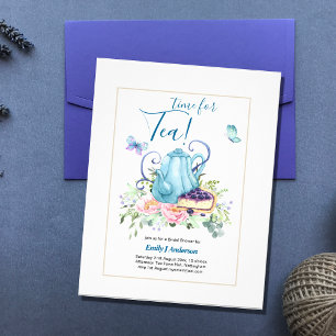 Theekopje Bruiloft Feest Theetijd Afternoon Tea Ui Flyer