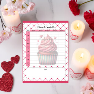 Theekopje Schoonheden _ Klinische planning Notitieblok