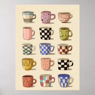 Theekopjes \ Koffiekopjes Poster