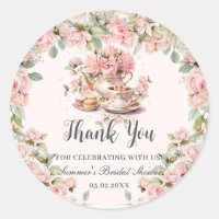 Theekrans met roze bloemen in vintage stijl voor e