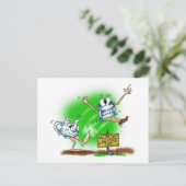 Theekransje Briefkaart (Staand voorkant)