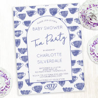 Theekransje Waterverf Thee Feestje Baby Shower
