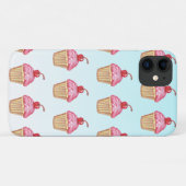 Theelepelroze Aardbeientaartjes Case-Mate iPhone Case (Achterkant (horizontaal))