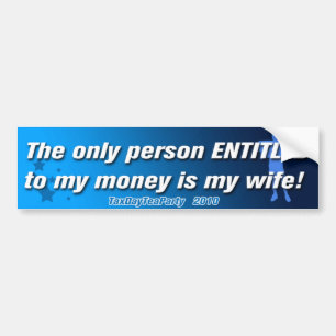Theelichtje Bumpersticker Theedag