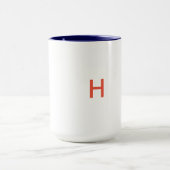 Theeliefde met monogram H Mok (Midden)