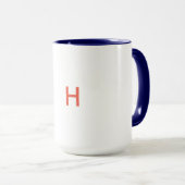 Theeliefde met monogram H Mok (Voorkant rechts)
