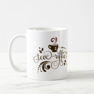 Theeliefhebber, Theedrinker, Theemok, Typografie Koffiemok