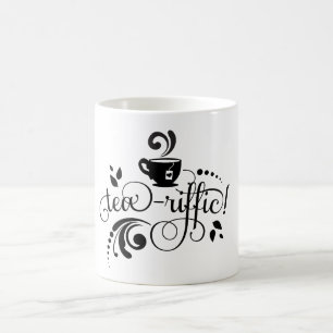 Theeliefhebber, Theedrinker, Theemok, Typografie Koffiemok