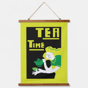 Theemuur Art Poster Print Hangend Wandkleed