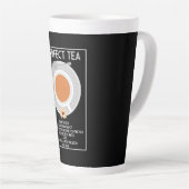 Theemuur Art Poster Print Latte Mok (Rechterhoek)