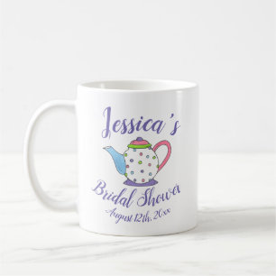 Theepartij met Stippen Theepot Bruidsfeest Koffiemok