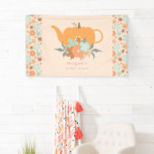Theepartij Pompoen Bruidsdouche Banner (Insitu)
